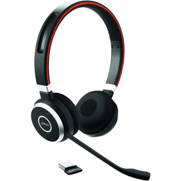 ყურსასმენი Jabra 6599-829-409 Evolve 65 UC Stereo Headset, Wireless, USB-A, BT, Black