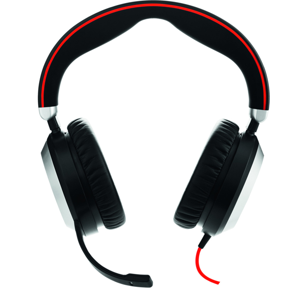 ყურსასმენი Jabra 7899-823-109 Evolve 80 MS Stereo Headset, Wired, USB-A, 3.5mm, Black