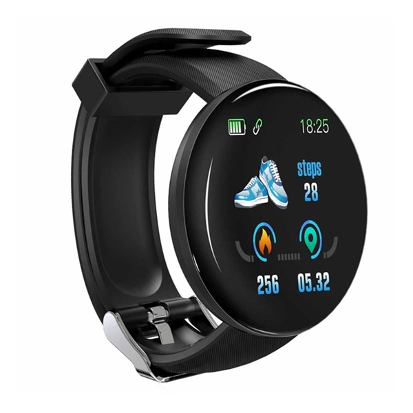 სმარტ საათი Wegi D18, 1.3", Bluetooth Smart Watch, IP65 Waterproof, Black