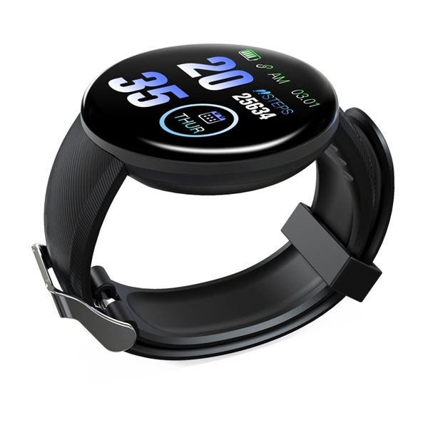 სმარტ საათი Wegi D18, 1.3", Bluetooth Smart Watch, IP65 Waterproof, Black