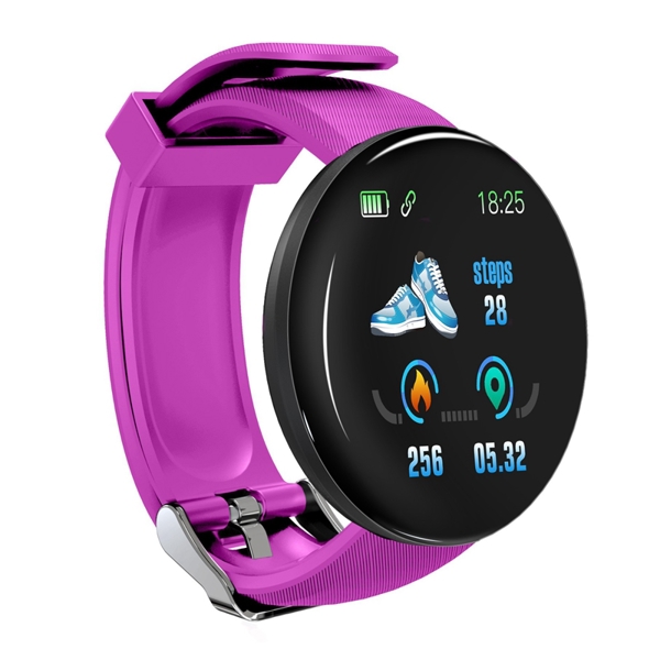 სმარტ საათი Wegi D18, 1.3", Bluetooth Smart Watch, IP65 Waterproof, Purple