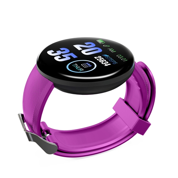 სმარტ საათი Wegi D18, 1.3", Bluetooth Smart Watch, IP65 Waterproof, Purple