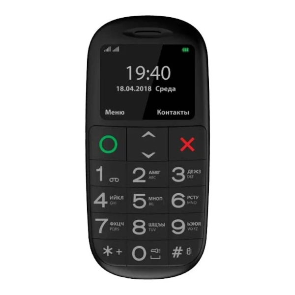 მობილური ტელეფონი Vertex C312 Dual SIM Black