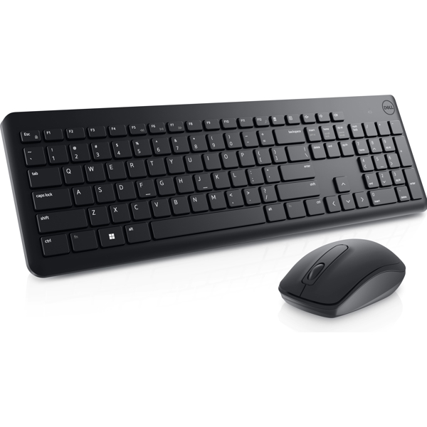 Dell 580-AKGH, KM3322W, Wireless, USB, Keyboard And Mouse, Black