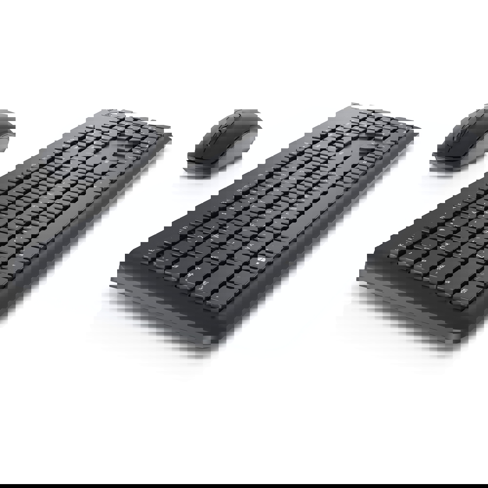 კლავიატურა+მაუსი Dell 580-AKGH, KM3322W, Wireless, USB, Keyboard And Mouse, Black