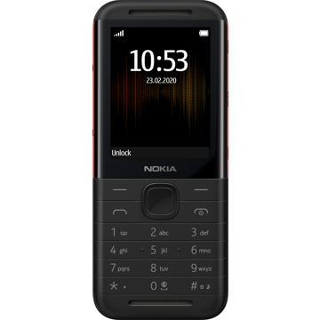 მობილური ტელეფონი Nokia 5310, 16MB, Dual SIM Black/Red