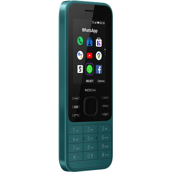 მობილური ტელეფონი Nokia 6300, 4GB, 512MB, Dual Sim, Cyan