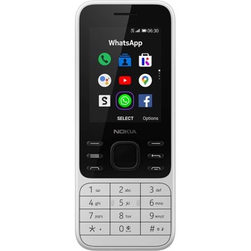 მობილური ტელეფონი Nokia 6300, 4GB, 512MB, Dual Sim, White