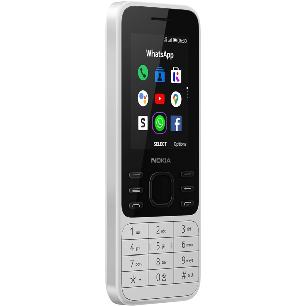 მობილური ტელეფონი Nokia 6300, 4GB, 512MB, Dual Sim, White