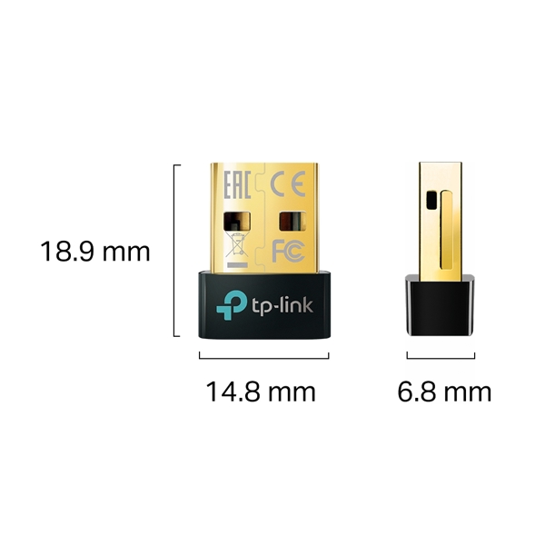 USB ადაპტერი TP-Link UB500, Bluetooth 5.0 Nano USB Adapter, Black