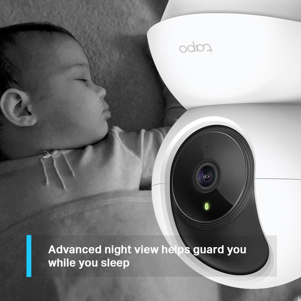 ვიდეო სათვალთვალო კამერა TP-Link Tapo C210 Pan/Tilt Home Security Wifi Camera, 3MP, White