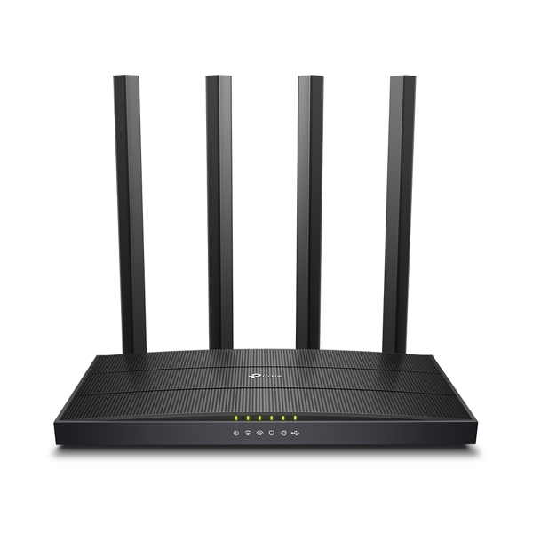 TP-Link Archer C6U, 1200Mbps, Wireless Router, Black