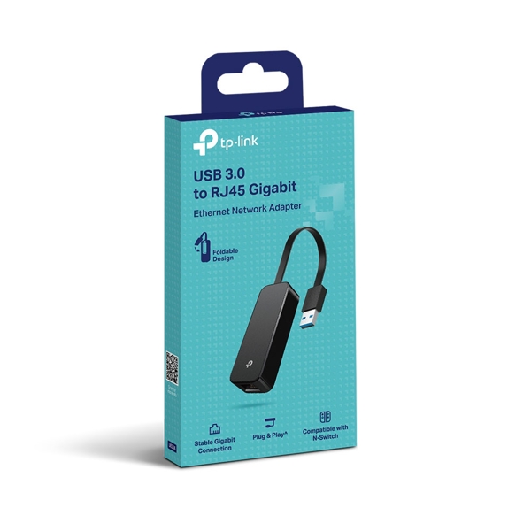 TP-Link UE306 USB 3.0 to Gigabit Ethernet Network Adapter, Black