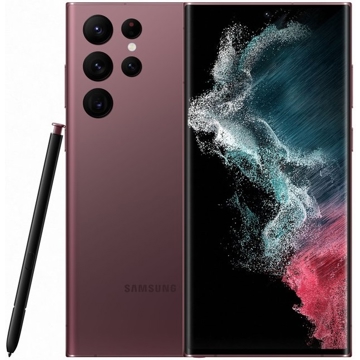 მობილური ტელეფონი Samsung S908B Galaxy S22 Ultra, 12GB, 256GB Dual Sim LTE Burgundy