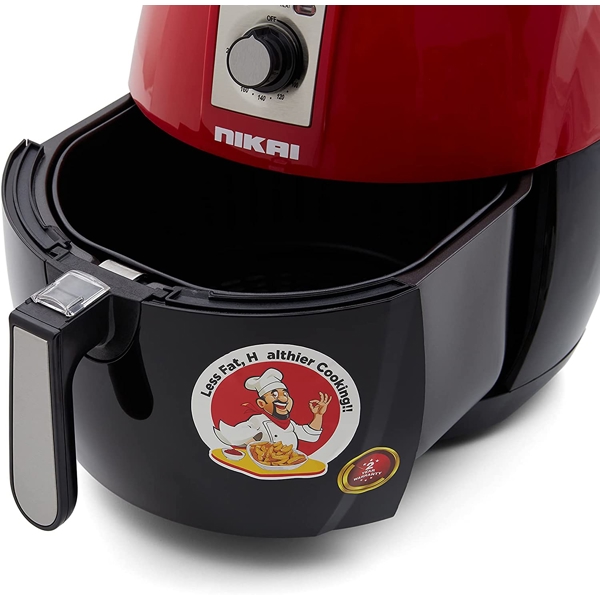 ფრის აპარატი Nikai NAF777A 1800W, 7L, Fries machine Black/Red