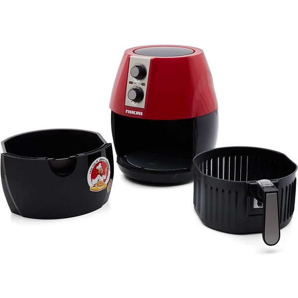 ფრის აპარატი Nikai NAF777A 1800W, 7L, Fries machine Black/Red