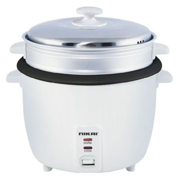 მულტსახარში Nikai NR672N1, 700W, 1800L, Rice Cooker, White