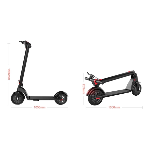 ელექტრო სკუტერი Long Range X7, 350W, Electric Scooter Black