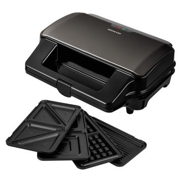 სენდვიჩის აპარატი Sencor SSM 9978BK 900W, Sandwich Maker Black