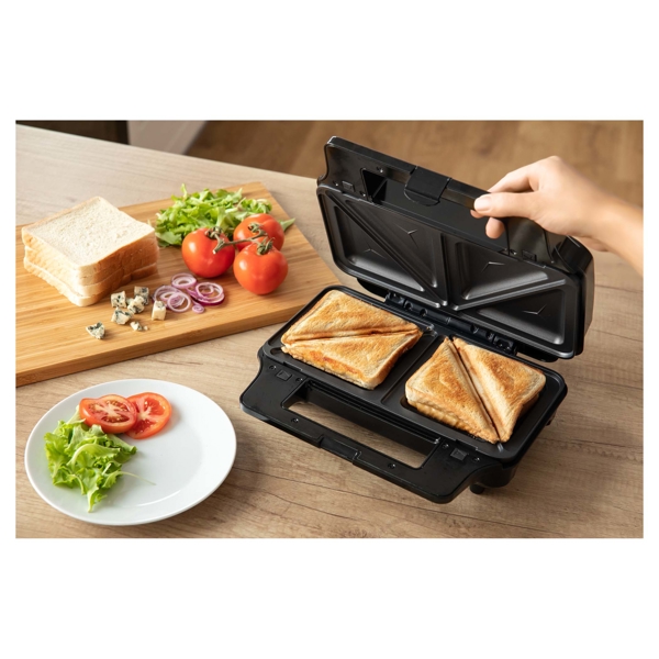 სენდვიჩის აპარატი Sencor SSM 9978BK 900W, Sandwich Maker Black