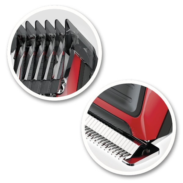 თმის საკრეჭი Remington HC5100 Hair Trimmer Black/Red