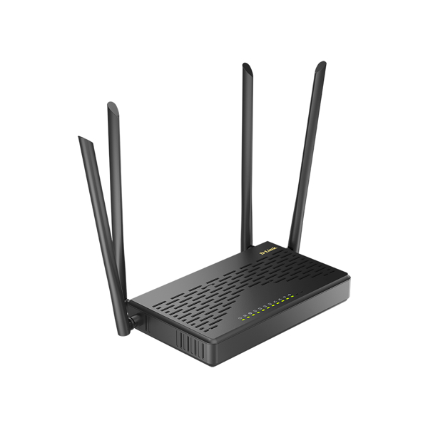 როუტერი D-Link DIR-825/GF, 1200Mbps, Wireless Router, Black