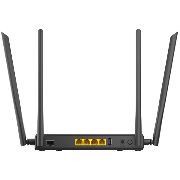 როუტერი D-Link DIR-825/GF, 1200Mbps, Wireless Router, Black