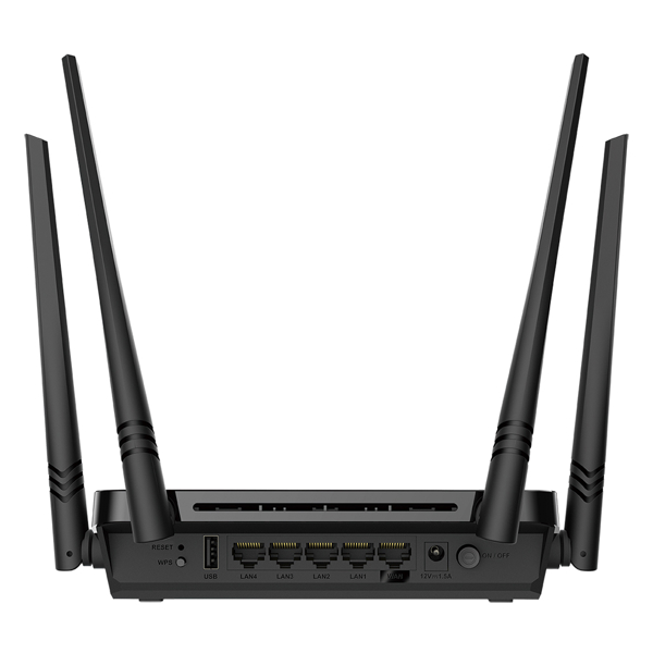 როუტერი D-Link DIR-825, 1200Mbps, Wireless Router, Black