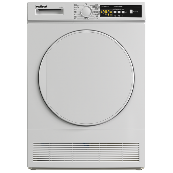 სარეცხის საშრობი მანქანა VestFrost VD9CW, 9Kg, B, Washing Dryer White