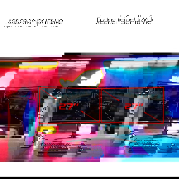 მონიტორი Asus 90LM04H0-B01170, 49" ROG Strix XG49VQ Curved Gaming FreeSync Monitor, FHD, LED, VA, HDMI, DP, USB, Black