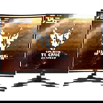 მონიტორი Asus Tuf 90LM0661-B02170, 31.5" VG32VQ1BR Curved Gaming Monitor, FHD, LED, VA, HDMI, DP, Dual-Link DVI, Black
