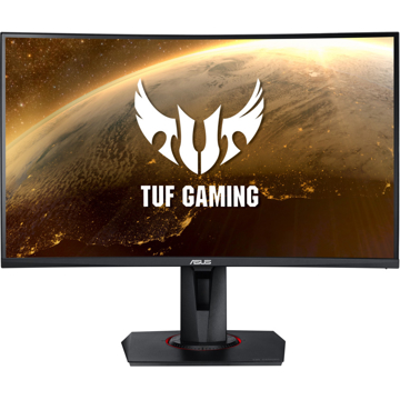 მონიტორი Asus 90LM0510-B01E70, 27" TUF VG27VQ Curved Gaming Monitor, FHD, LED, VA, HDMI, DP, Dual-Link DVI, Black