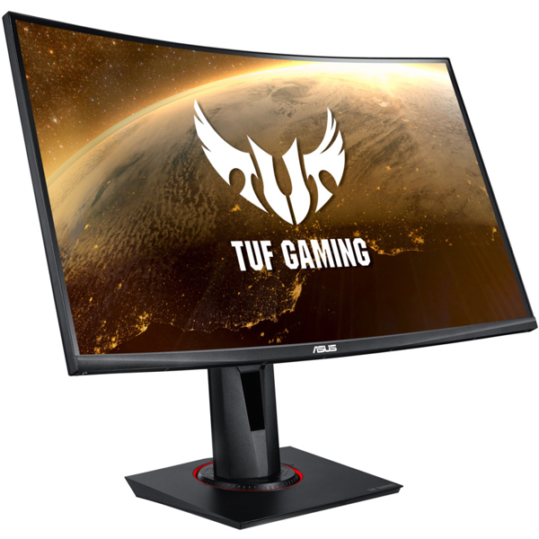 მონიტორი Asus 90LM0510-B01E70, 27" TUF VG27VQ Curved Gaming Monitor, FHD, LED, VA, HDMI, DP, Dual-Link DVI, Black