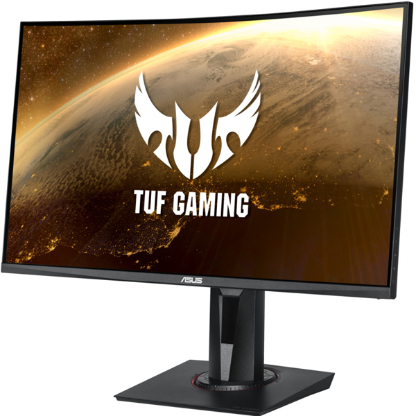 მონიტორი Asus 90LM0510-B01E70, 27" TUF VG27VQ Curved Gaming Monitor, FHD, LED, VA, HDMI, DP, Dual-Link DVI, Black