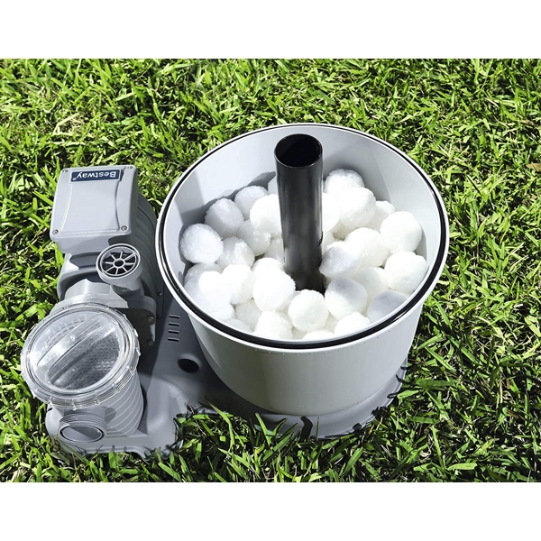 ქვიშის ფილტრის ბურთულები Bestway 58475, 0.5Kg, White