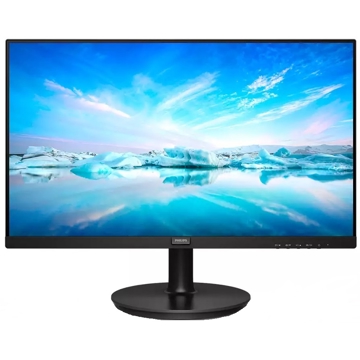 მონიტორი Philips 241V8LA/01, 23,8", Monitor, LCD, VA, VGA, HDMI, Black