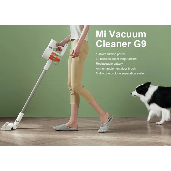 მტვერსასრუტი Xiaomi BHR4368GL G9, 400W, 0.6L, Vacuum Cleaner, White