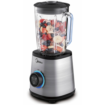 ბლენდერი Midea BL1501W,  600W - 1500W, 1.5L, Blender, Stainless Steel