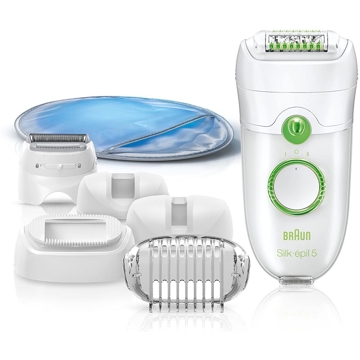 ეპილატორი Braun SE5780 GRN Legpil, Wet and Dry Epilator, White