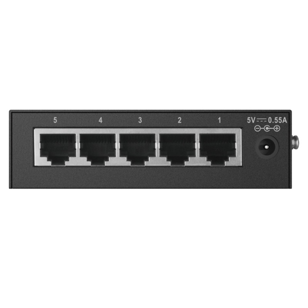 სვიჩი D-Link DES-1005D, Unmanaged Switch, 5 ports 10/100Base-TX, Gray