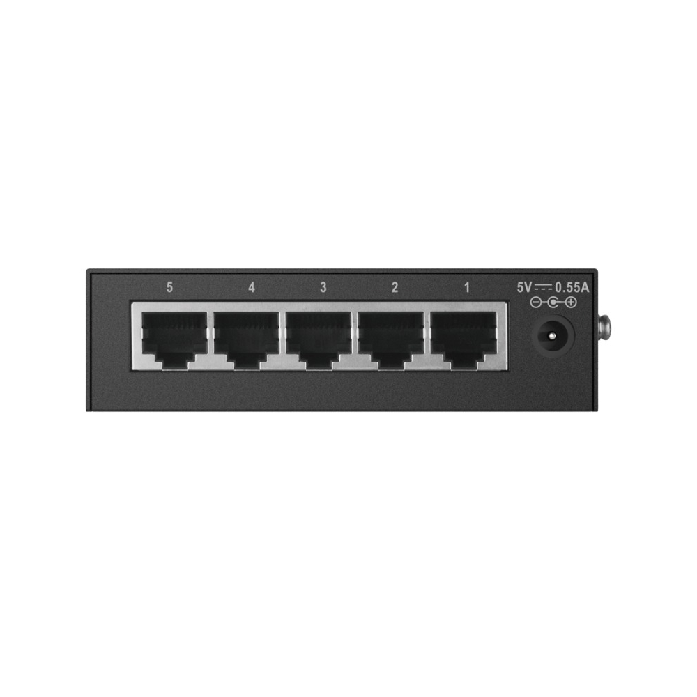 სვიჩი D-Link DES-1005D, Unmanaged Switch, 5 ports 10/100Base-TX, Gray