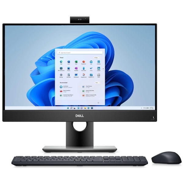 All In One კომპიუტერი Dell Optiplex 5490, 23.8", i5-10500T, 8GB, 256GB SSD, Integrated, W11P, Black