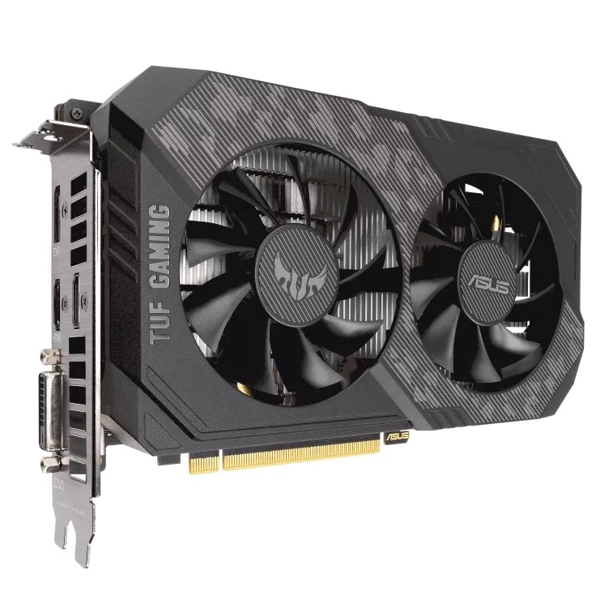 ვიდეო დაფა Asus GeForce Gaming TUF GTX1660 TI, 6GB, 192bit, HDMI, DP, DVI-D, Black