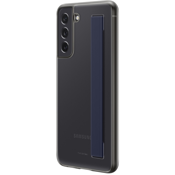 მობილურის ქეისი Samsung EF-XG990CBEGRU Galaxy S21 FE Slim Strap Cover Black