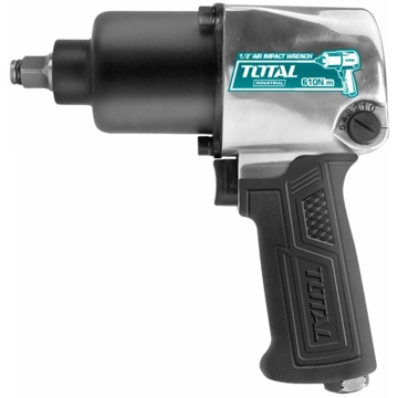 პნევმატიკური ქანჩის გასაღები Total TAT40122, Air Impact Wrench, Black/Silver