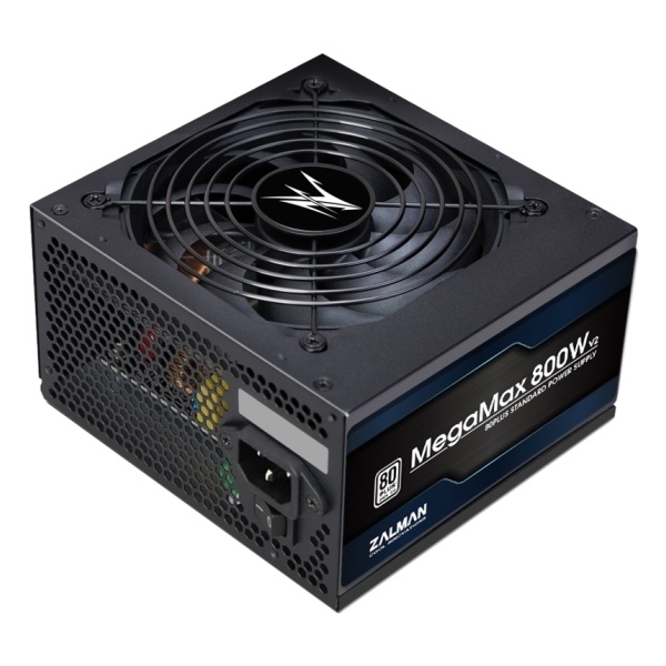 კვების ბლოკი Zalman ZM800-TXII, 800W, 80 Plus, Power Supply, Black