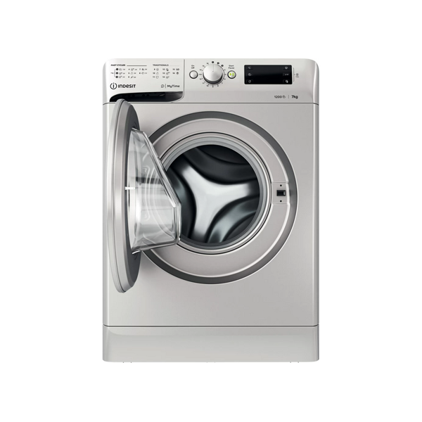 სარეცხი მანქანა IndesiT OMTWE 71252 S EU, 7Kg, A+++, 1200Rpm, 76Db, Washing Machine, Silver