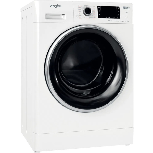 სარეცხი მანქანა Whirlpool FWDD 1171582 WBCV RU, 11Kg, 1551Rpm, Washing Machine, White