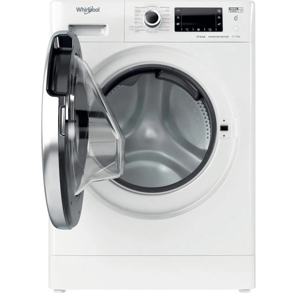 სარეცხი მანქანა Whirlpool FWDD 1171582 WBCV RU, 11Kg, 1551Rpm, Washing Machine, White