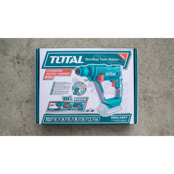 პერფორატორი Total TRHLI1601, 20V, 900Rpm, 1.5J, Blue